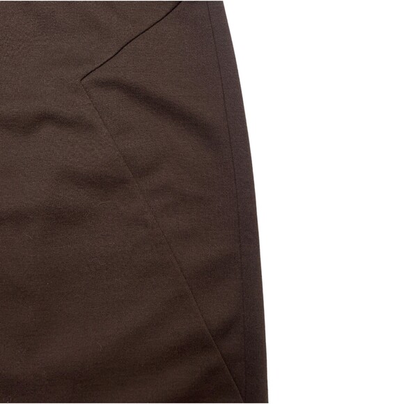 Grace Elements womens ponte pencil skirt mocha brown size 4 - Picture 7 of 8